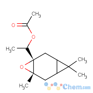 CAS No:71697-79-5 Acetic acid 1-(5,8,8-trimethyl-4-oxa-tricyclo[5.1.0.0*3,5*]oct-3-yl)-ethyl ester