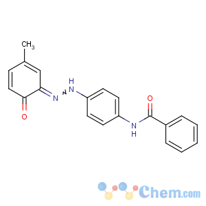 CAS No:71701-26-3 N-[4-[(2Z)-2-(3-methyl-6-oxocyclohexa-2,<br />4-dien-1-ylidene)hydrazinyl]phenyl]benzamide