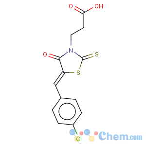 CAS No:7177-97-1 3-[(5Z)-5-(4-chlorobenzylidene)-4-oxo-2-thioxo-1,3-thiazolidin-3-yl]propanoic acid