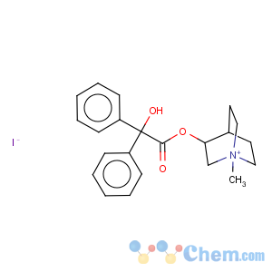 CAS No:71861-83-1 1-Azoniabicyclo[2.2.2]octane,3-[(2-hydroxy-2,2-diphenylacetyl)oxy]-1-methyl-, iodide (1:1)