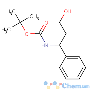 CAS No:718611-17-7 tert-butyl N-[(1S)-3-hydroxy-1-phenylpropyl]carbamate