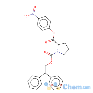 CAS No:71989-32-7 1,2-Pyrrolidinedicarboxylicacid, 1-(9H-fluoren-9-ylmethyl) 2-(4-nitrophenyl) ester, (2S)-