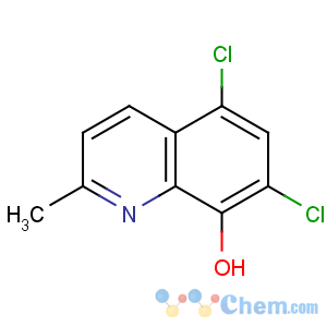 CAS No:72-80-0 5,7-dichloro-2-methylquinolin-8-ol
