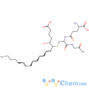 CAS No:72025-60-6 Glycine, L-g-glutamyl-S-[(1R,2E,4E,6Z,9Z)-1-[(1S)-4-carboxy-1-hydroxybutyl]-2,4,6,9-pentadecatetraen-1-yl]-L-cysteinyl-