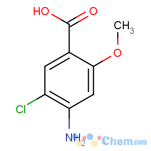 CAS No:7206-70-4 4-amino-5-chloro-2-methoxybenzoic acid