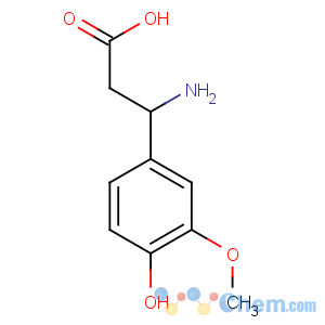 CAS No:72076-93-8 3-amino-3-(4-hydroxy-3-methoxyphenyl)propanoic acid
