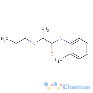 CAS No:721-50-6 N-(2-methylphenyl)-2-(propylamino)propanamide