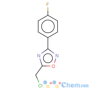CAS No:721428-34-8 1,2,4-Oxadiazole,5-(chloromethyl)-3-(4-fluorophenyl)-