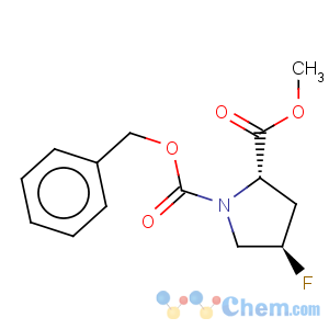 CAS No:72180-24-6 1,2-Pyrrolidinedicarboxylicacid, 4-fluoro-, 2-methyl 1-(phenylmethyl) ester, (2S,4R)-