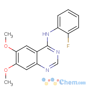 CAS No:72245-46-6 N-(2-fluorophenyl)-6,7-dimethoxyquinazolin-4-amine