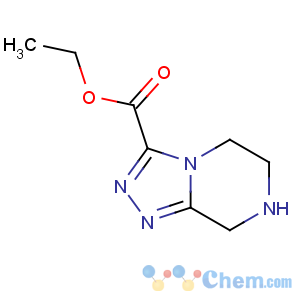 CAS No:723286-68-8 ethyl 5,6,7,8-tetrahydro-[1,2,4]triazolo[4,3-a]pyrazine-3-carboxylate