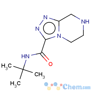 CAS No:723286-71-3 1,2,4-Triazolo[4,3-a]pyrazine-3-carboxamide,N-(1,1-dimethylethyl)-5,6,7,8-tetrahydro-