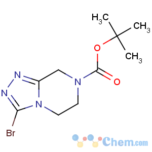 CAS No:723286-80-4 tert-butyl<br />3-bromo-6,8-dihydro-5H-[1,2,4]triazolo[4,3-a]pyrazine-7-carboxylate