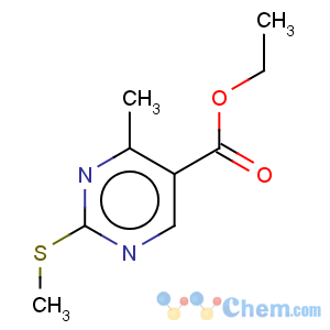 CAS No:7234-25-5 5-Pyrimidinecarboxylic acid, 4-methyl-2-(methylthio)-, ethyl ester