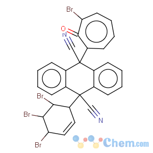 CAS No:7234-58-4 9-(6-bromo-7-oxocyclohepta-1,3,5-trien-1-yl)-10-(4,5,6-tribromocyclohex-2-en-1-yl)-9,10-dihydroanthracene-9,10-dicarbonitrile