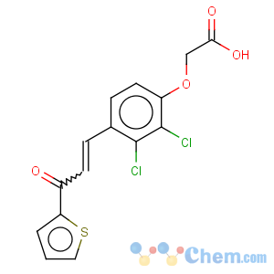 CAS No:7235-54-3 {2,3-dichloro-4-[3-oxo-3-(thiophen-2-yl)prop-1-en-1-yl]phenoxy}acetic acid