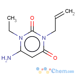 CAS No:72361-29-6 6-amino-1-ethyl-3-prop-2-en-1-ylpyrimidine-2,4(1H,3H)-dione