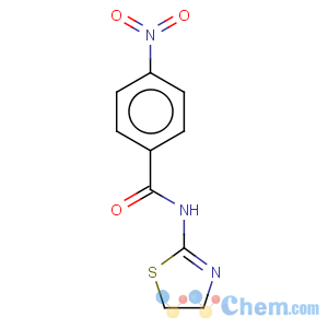 CAS No:7239-08-9 N-(4,5-dihydro-1,3-thiazol-2-yl)-4-nitrobenzamide