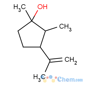 CAS No:72402-00-7 1,2-dimethyl-3-prop-1-en-2-ylcyclopentan-1-ol