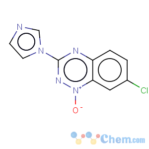 CAS No:72459-58-6 1,2,4-Benzotriazine,7-chloro-3-(1H-imidazol-1-yl)-, 1-oxide