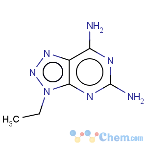 CAS No:7256-20-4 3H-1,2,3-Triazolo[4,5-d]pyrimidine-5,7-diamine,3-ethyl-