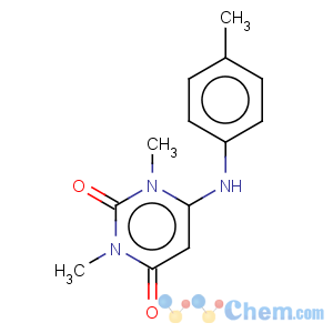 CAS No:7256-86-2 1,3-Dimethyl-6-p-tolylamino-1H-pyrimidine-2,4-dione