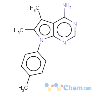 CAS No:72578-43-9 7H-Pyrrolo[2,3-d]pyrimidin-4-amine,5,6-dimethyl-7-(4-methylphenyl)-