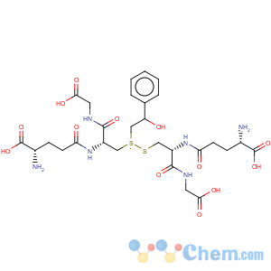 CAS No:72616-33-2 Glycine, L-g-glutamyl-S-(2-hydroxy-2-phenylethyl)-L-cysteinyl-(9CI)