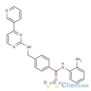 CAS No:726169-73-9 N-(2-aminophenyl)-4-[[(4-pyridin-3-ylpyrimidin-2-yl)amino]methyl]<br />benzamide