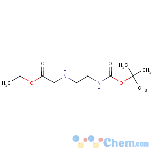 CAS No:72648-80-7 ethyl 2-[2-[(2-methylpropan-2-yl)oxycarbonylamino]ethylamino]acetate