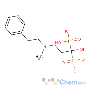 CAS No:72669-22-8 [1-hydroxy-3-[methyl(2-phenylethyl)amino]-1-phosphonopropyl]phosphonic<br />acid