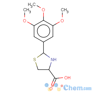 CAS No:72678-94-5 2-(3,4,5-TRIMETHOXYPHENYL)-1,3-THIAZOLIDINE-4-CARBOXYLIC ACID
