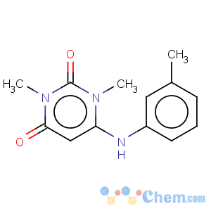 CAS No:7268-99-7 1,3-Dimethyl-6-m-tolylamino-1H-pyrimidine-2,4-dione