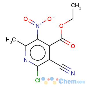 CAS No:72701-63-4 4-Pyridinecarboxylicacid, 2-chloro-3-cyano-6-methyl-5-nitro-, ethyl ester