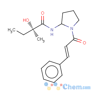 CAS No:72755-22-7 Butanamide,2-hydroxy-2-methyl-N-[(2R)-1-[(2E)-1-oxo-3-phenyl-2-propen-1-yl]-2-pyrrolidinyl]-,(2S)-