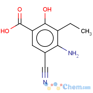 CAS No:72817-95-9 Benzoic acid,4-amino-5-cyano-3-ethyl-2-hydroxy-