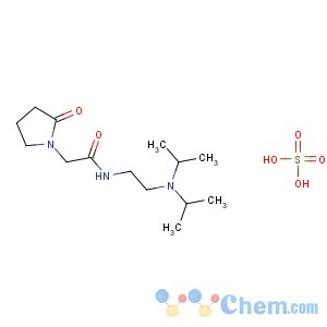 CAS No:72869-16-0 N-[2-[di(propan-2-yl)amino]ethyl]-2-(2-oxopyrrolidin-1-yl)acetamide