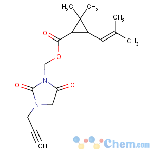 CAS No:72963-72-5 (2,5-dioxo-3-prop-2-ynylimidazolidin-1-yl)methyl<br />2,2-dimethyl-3-(2-methylprop-1-enyl)cyclopropane-1-carboxylate