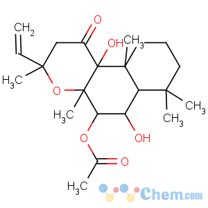 CAS No:72963-77-0 [(3R,4aR,5S,6S,6aS,10aS,10bS)-3-ethenyl-6,10b-dihydroxy-3,4a,7,7,<br />10a-pentamethyl-1-oxo-5,6,6a,8,9,10-hexahydro-2H-benzo[f]chromen-5-yl]<br />acetate