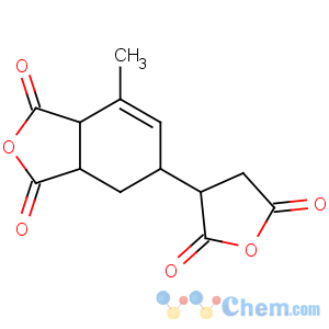 CAS No:73003-90-4 5-(2,5-dioxooxolan-3-yl)-7-methyl-3a,4,5,7a-tetrahydro-2-benzofuran-1,<br />3-dione