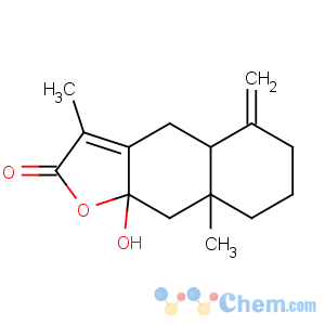 CAS No:73030-71-4 (4aS,8aR,9aS)-9a-hydroxy-3,8a-dimethyl-5-methylidene-4,4a,6,7,8,<br />9-hexahydrobenzo[f][1]benzofuran-2-one