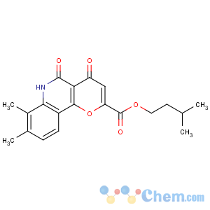 CAS No:73080-51-0 3-methylbutyl<br />7,8-dimethyl-4,5-dioxo-6H-pyrano[3,2-c]quinoline-2-carboxylate