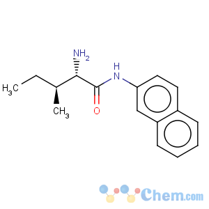 CAS No:732-84-3 Pentanamide,2-amino-3-methyl-N-2-naphthalenyl-, (2S,3S)-