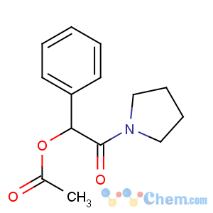 CAS No:73200-21-2 (2-oxo-1-phenyl-2-pyrrolidin-1-ylethyl) acetate