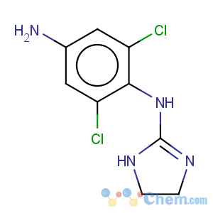 CAS No:73217-88-6 1,4-Benzenediamine,2,6-dichloro-N1-(4,5-dihydro-1H-imidazol-2-yl)-, hydrochloride (1:2)