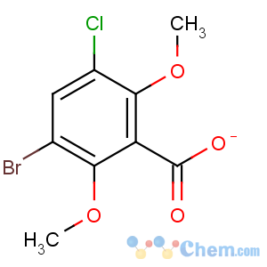 CAS No:73219-92-8 3-bromo-5-chloro-2,6-dimethoxybenzoate