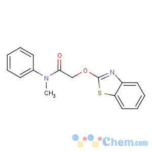 CAS No:73250-68-7 2-(1,3-benzothiazol-2-yloxy)-N-methyl-N-phenylacetamide