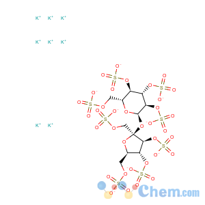 CAS No:73264-44-5 a-D-Glucopyranoside,1,3,4,6-tetra-O-sulfo-b-D-fructofuranosyl, 2,3,4,6-tetrakis(hydrogen sulfate), potassium salt(1:8)
