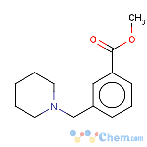 CAS No:73278-90-7 Benzoic acid,3-(1-piperidinylmethyl)-, methyl ester