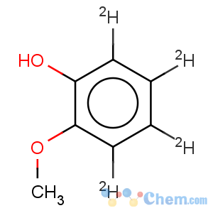 CAS No:7329-52-4 Phen-2,3,4,5-d4-ol,6-methoxy-